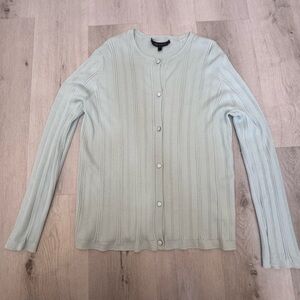 St. John Soft Pastel Cardigan Sweater